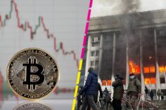 El bitcoin está cayendo en picada debido a la crisis financiera en Kazajistán